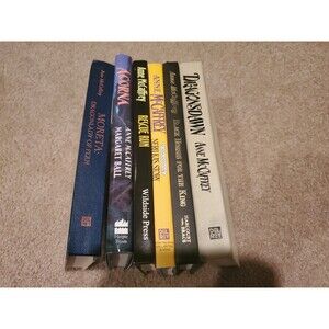 Anne McCaffrey 6 Book hard back Lot Fantasy Science Fiction